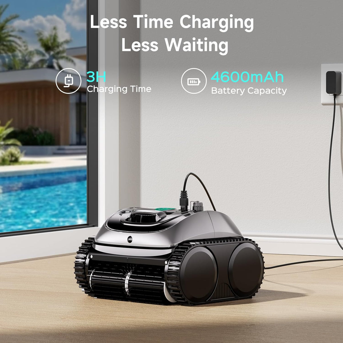 WYBOT C1 Cordless Robotic Pool Vacuum for Inground Pools