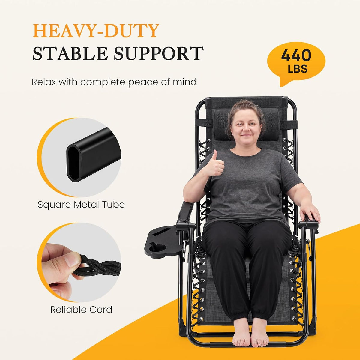 Luxury Zero Gravity Outdoor Recliner