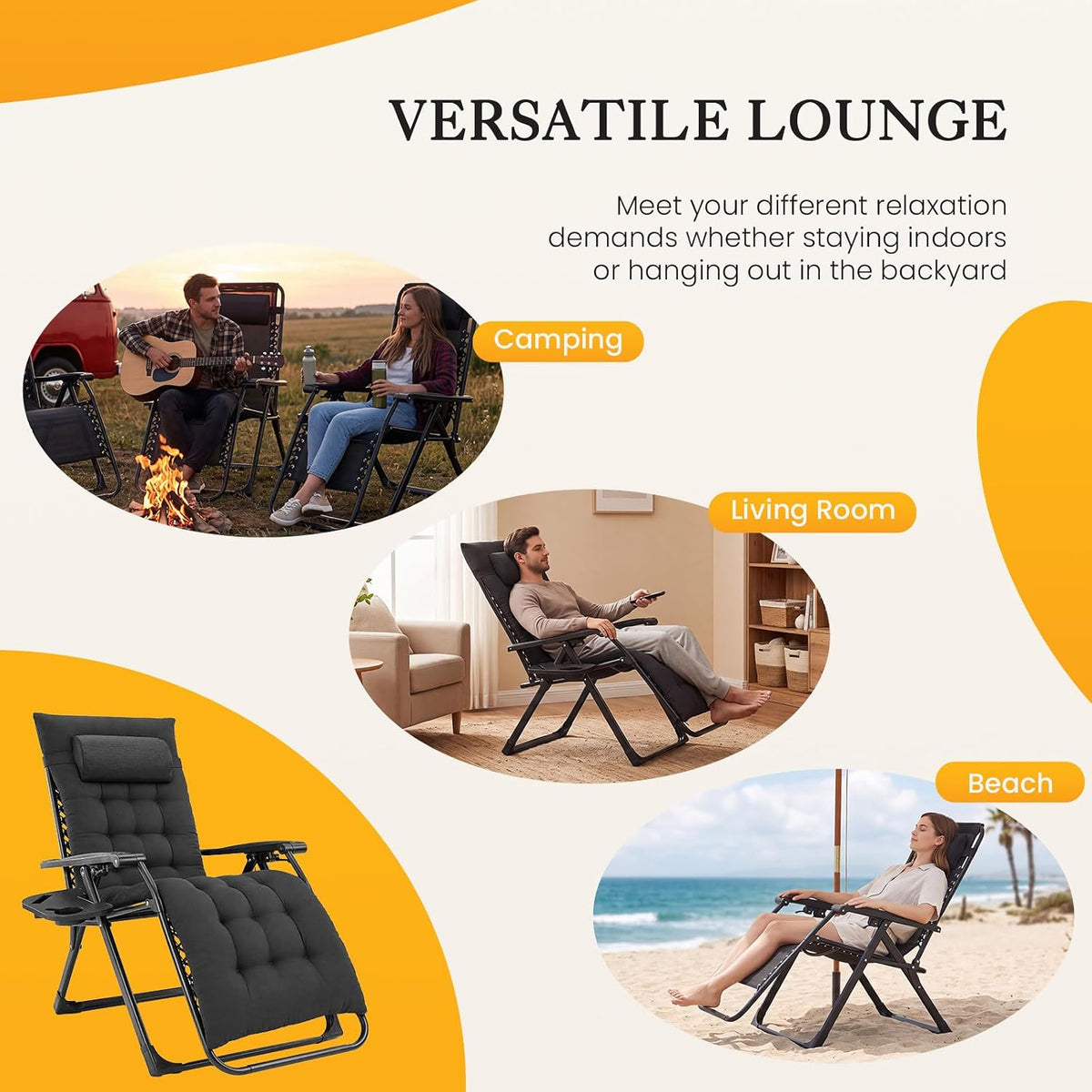 Luxury Zero Gravity Outdoor Recliner