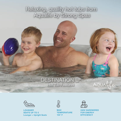 AquaLife™ Smart 59-Jet Hot Tub (Ambient lighting & Bluetooth Stereo System)