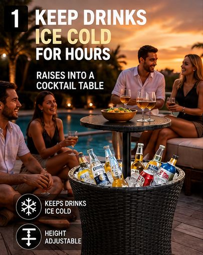 Voltara™  3-1 Cooler Bar Table