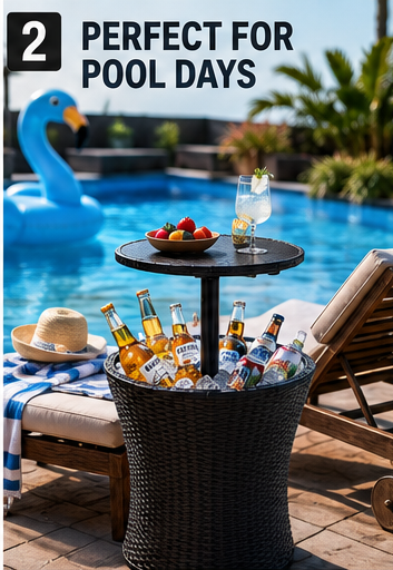 Voltara™  3-1 Cooler Bar Table