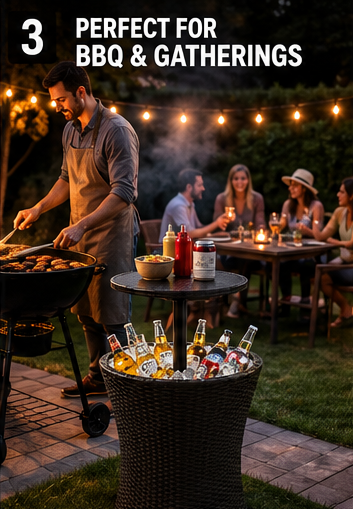 Voltara™  3-1 Cooler Bar Table