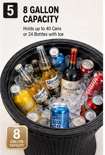 Voltara™  3-1 Cooler Bar Table