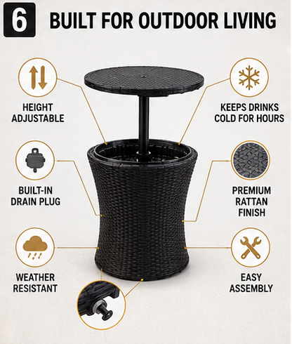 Voltara™  3-1 Cooler Bar Table