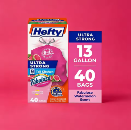 40 bags scented 13 gallon
