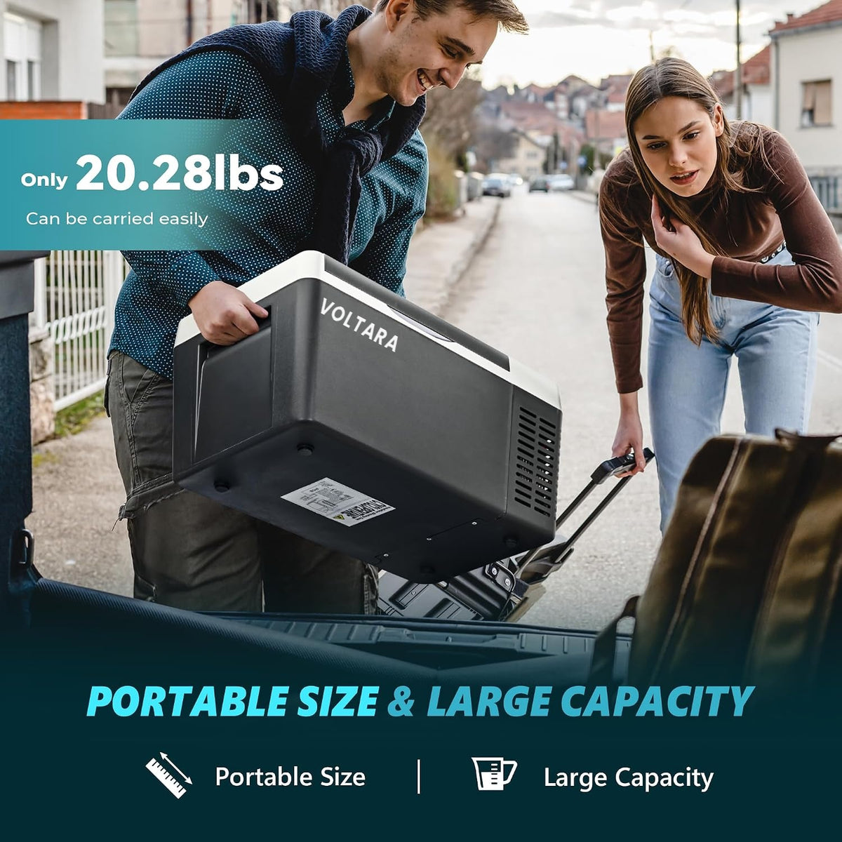 Voltara™ Smart Portable Refrigerator K1 Pro
